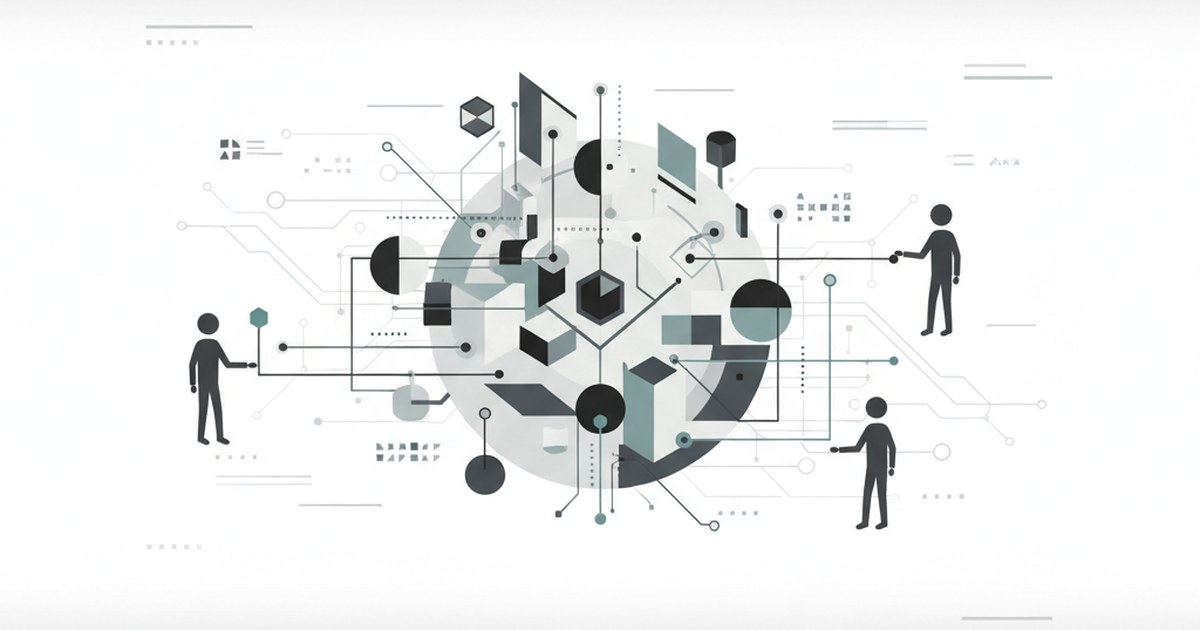 Editorial illustration for: **Collaboration as the Key to Crisis-Ready Supply Chains**