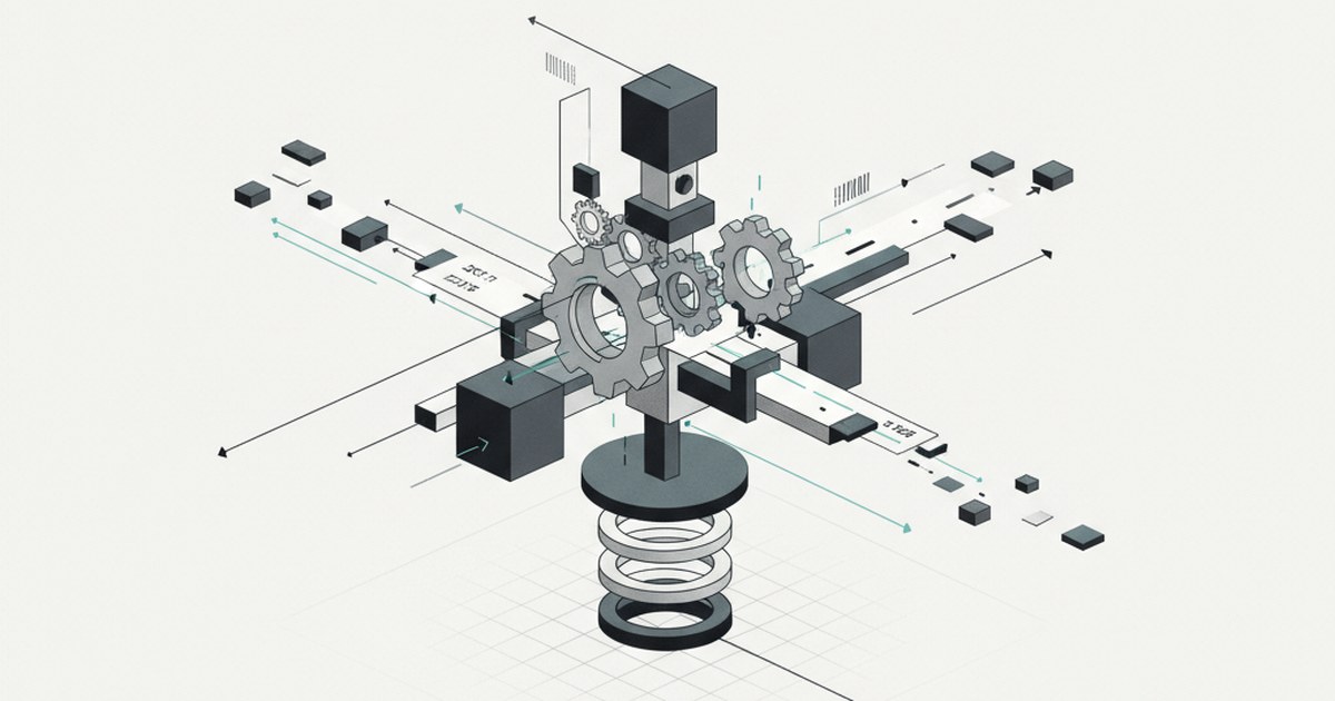 Editorial illustration for: **Designing Sourcing Processes That Scale Under Pressure**