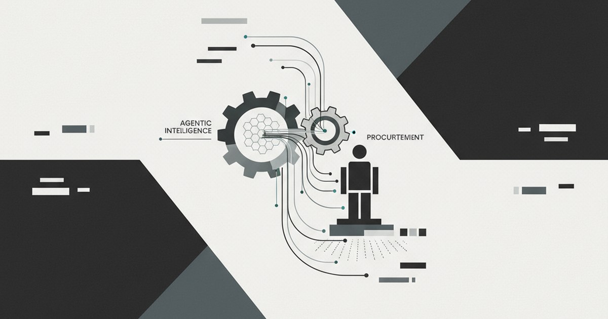 Editorial illustration for: **How Agentic Intelligence Changes Accountability in Buying**