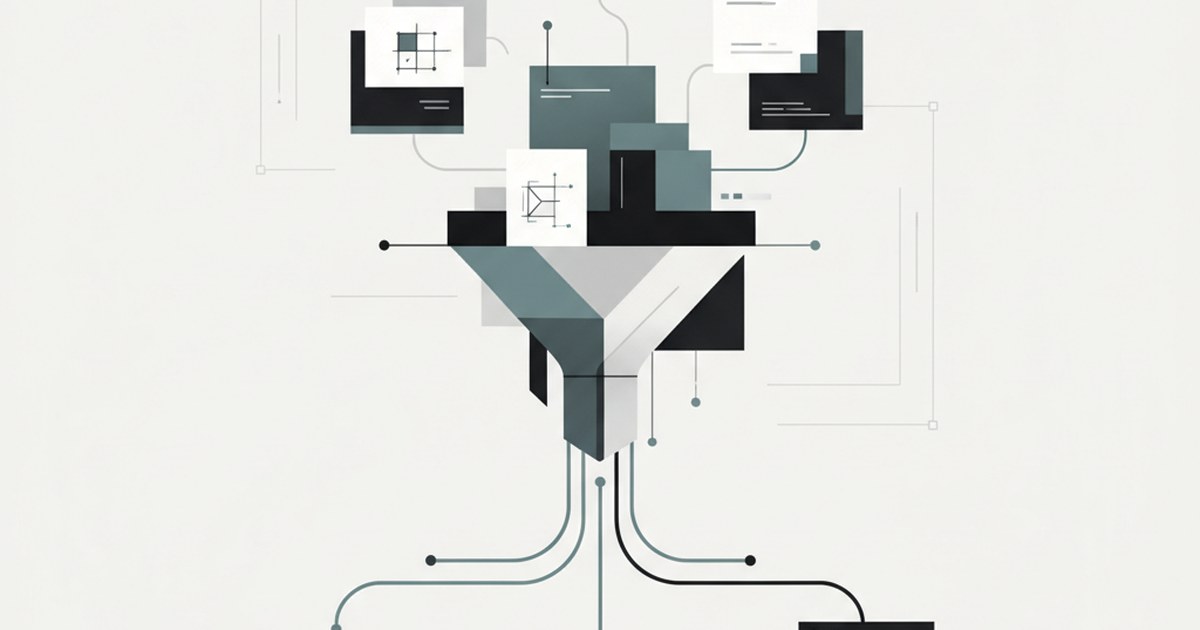 Editorial illustration for: **How Intelligent Intake Reduces Friction Across the Business**