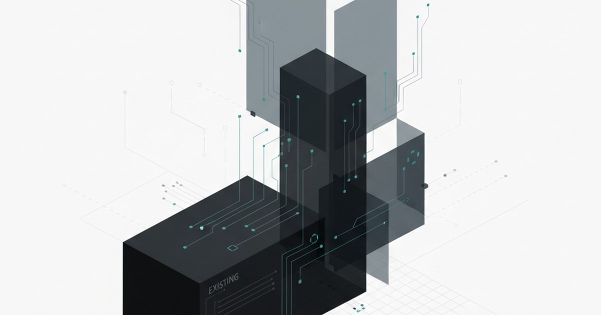 Editorial illustration for: **Modernizing Procurement Without Replacing ERP**