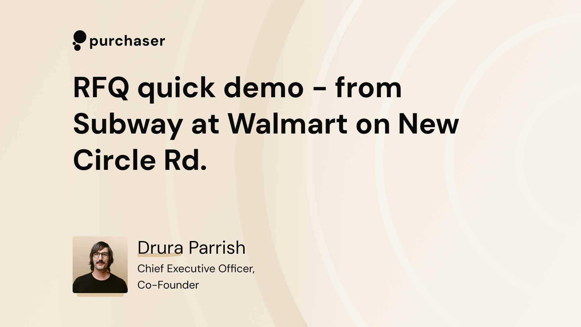 Purchaser launches with RFQ tool.