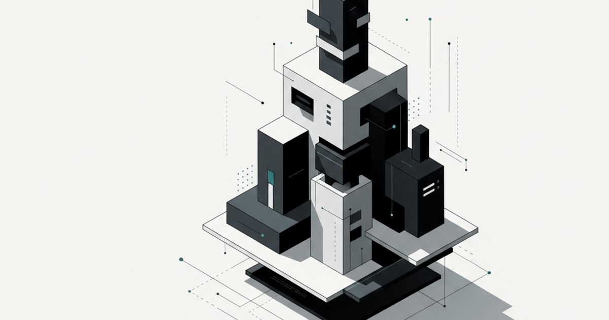 Editorial illustration for: The Future Stack