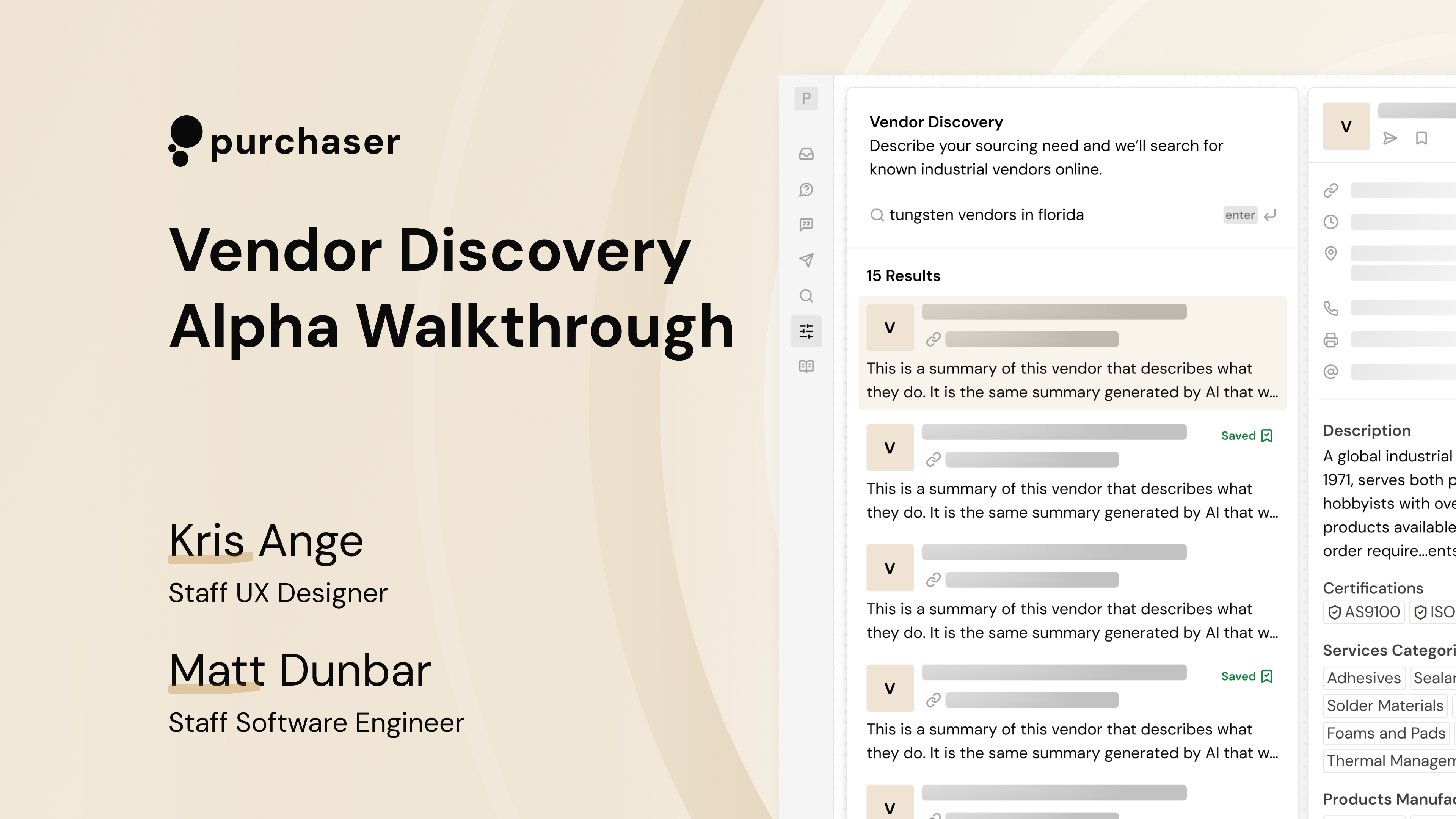 Introducing the Vendor Discovery Tool – Simplifying Sourcing for Businesses